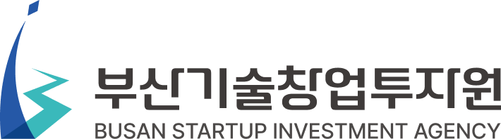 부산기술창업투자원 CI 국영문 조합 가로형
